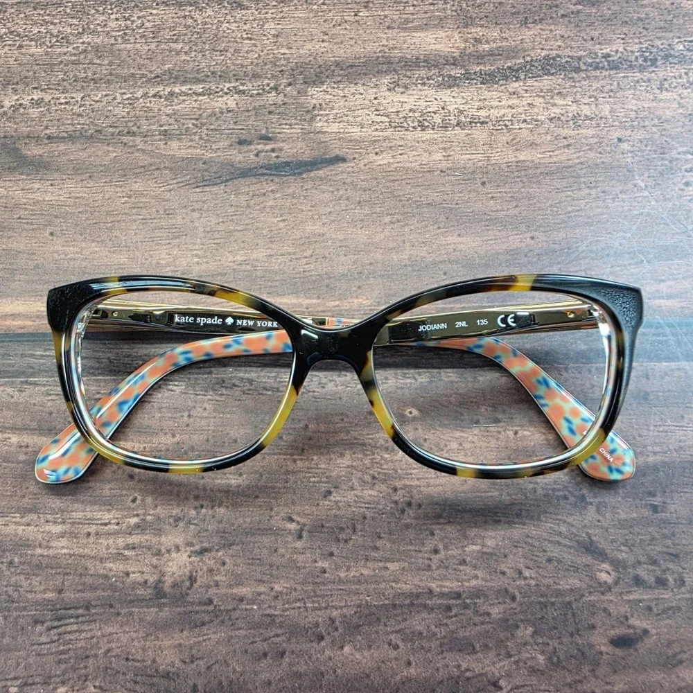 Kate Spade Jodiann 2NL Tortoise Gold Cat Eye Eyeglasses 50-15-135